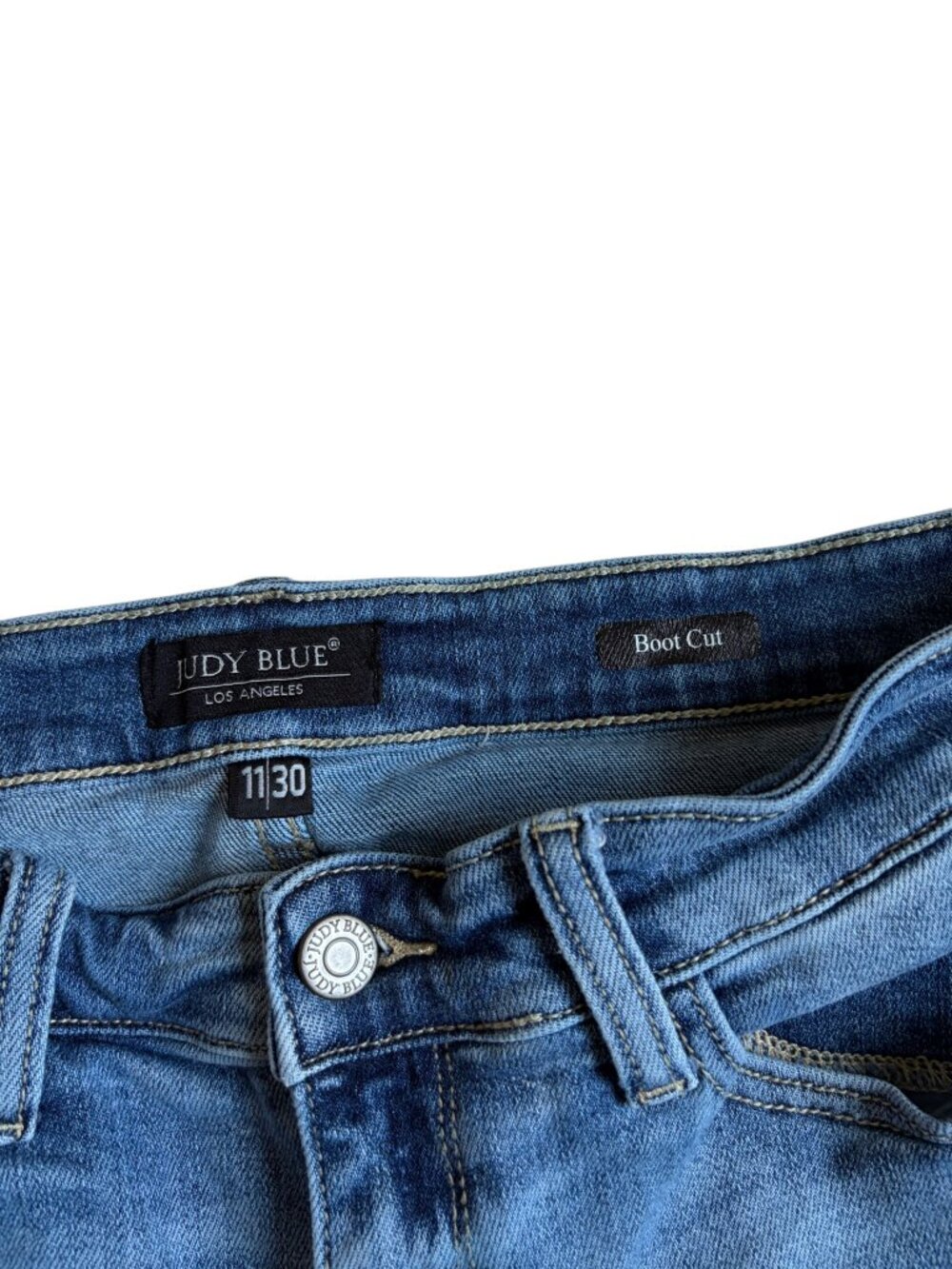 Judy Blue Mid Rise Bootcut Denim Jeans 82337 (Medium Wash) - 11/30 - Picture 7 of 11